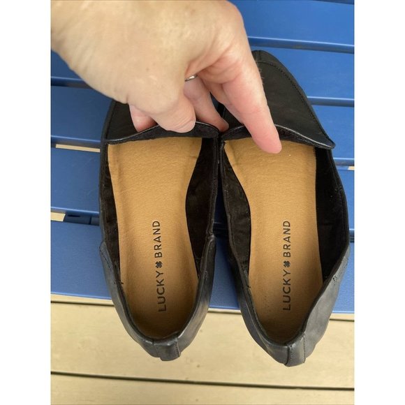 LUCKY BRAND LK-BELLANA Black Flat Close Toe Women’s Size 6.5 - Picture 6 of 6